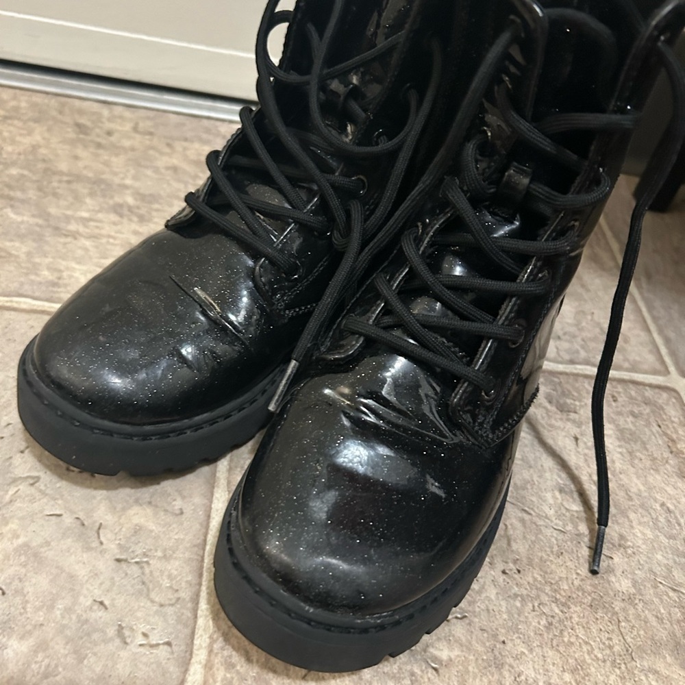 Black Combat Boots